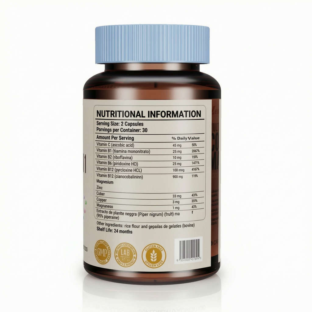 Magnesium Complex with Magnesium Glycinate Citrate | 1 Pack