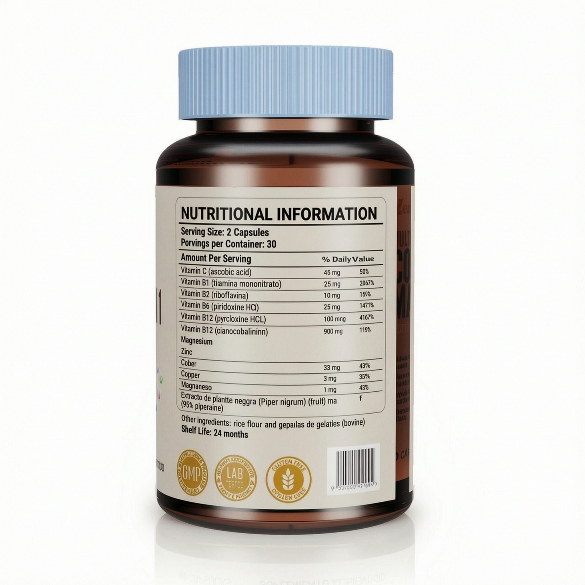 Magnesium Complex with Magnesium Glycinate Citrate | 1 Pack