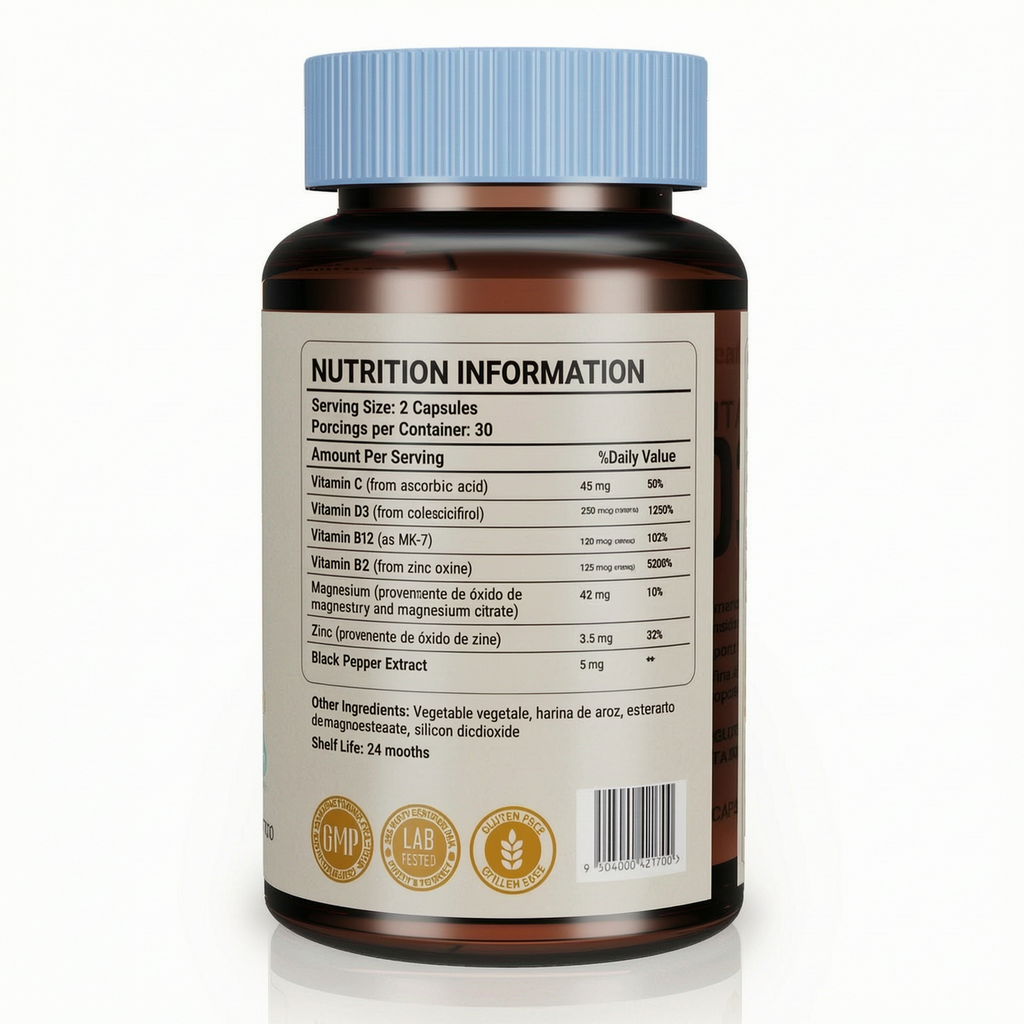 Vitamin D3 10000 iu & K2 as MK-7 120 mcg | 60 Count