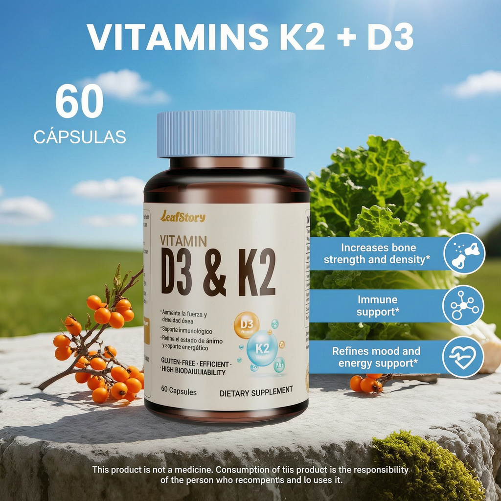 Vitamin D3 10000 iu & K2 as MK-7 120 mcg | 60 Count
