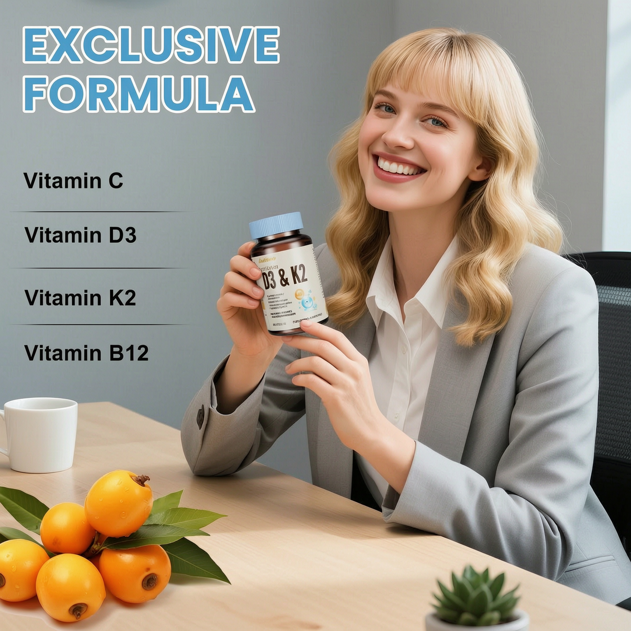 Vitamin D3 10000 iu & K2 as MK-7 120 mcg | 60 Count