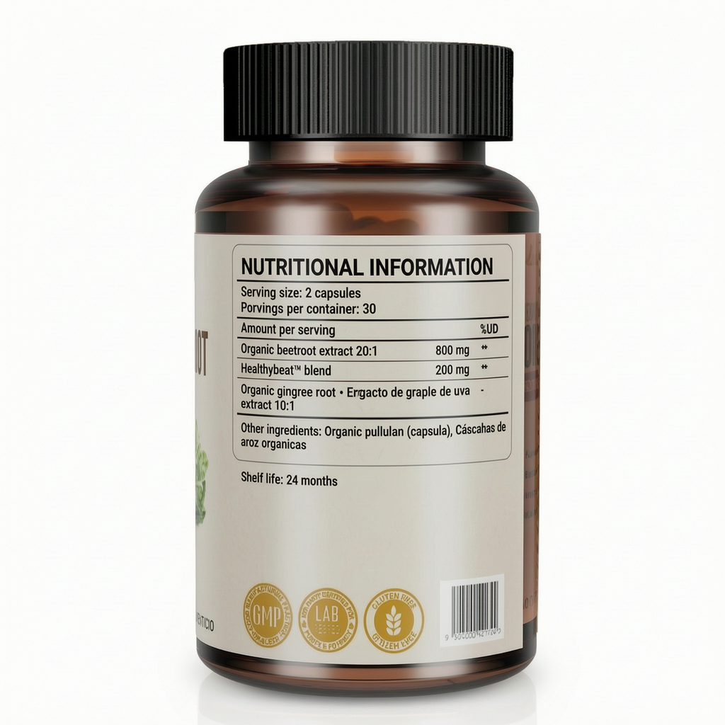 Beetroot Supplement 1000mg 20:1 Extract | 60 Count