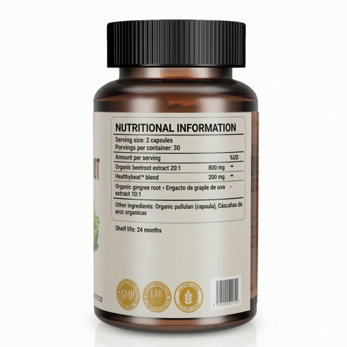 Beetroot Supplement 1000mg 20:1 Extract | 60 Count