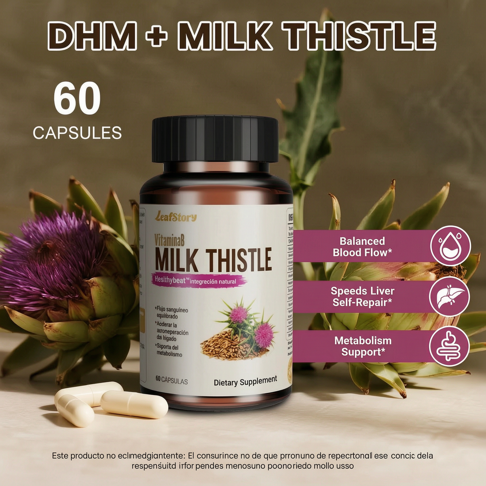 Supplement for Liver Support & Hydration | 30 Count
