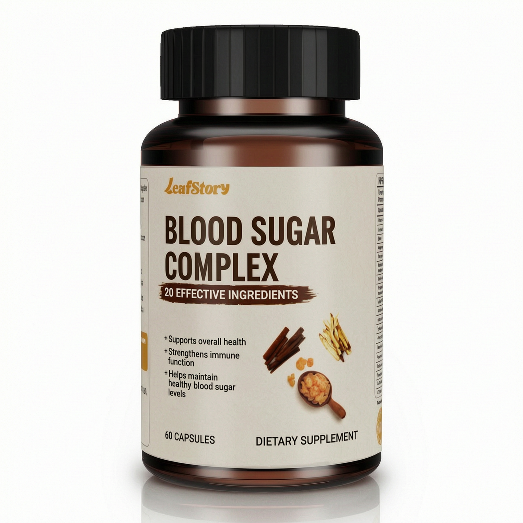 Blood Sugar Complex Supplement | 60 Capsules