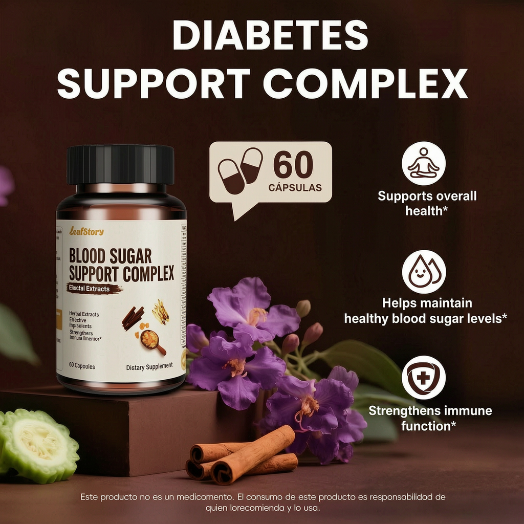 Blood Sugar Complex Supplement | 60 Capsules