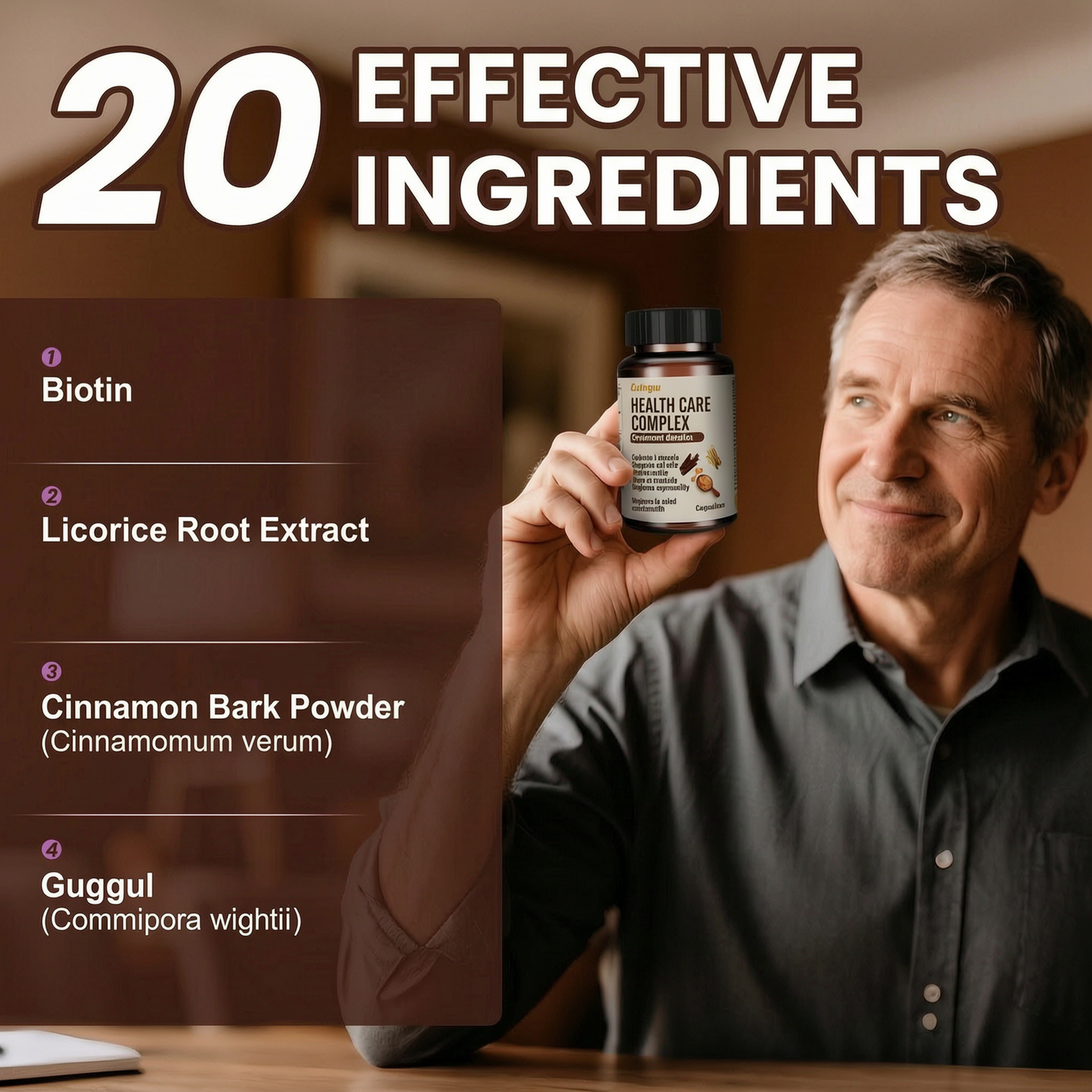 Blood Sugar Complex Supplement | 60 Capsules