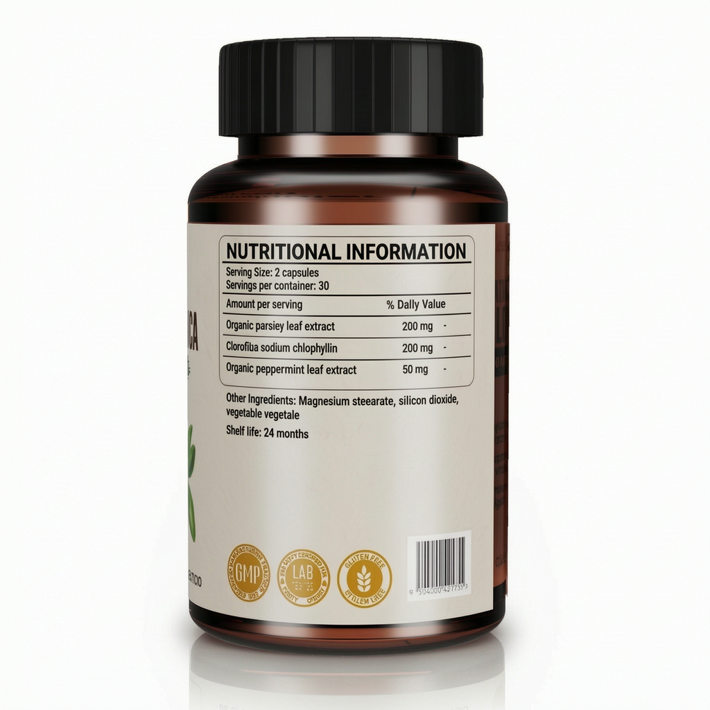 Chlorophyll Capsules Vegan Detox | 60 Count