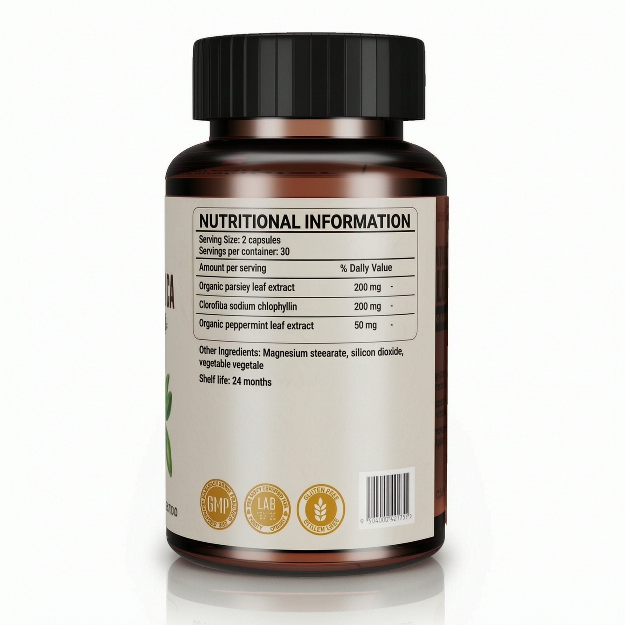 Chlorophyll Capsules Vegan Detox | 60 Count