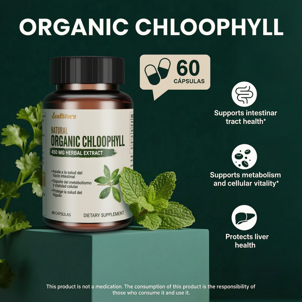 Chlorophyll Capsules Vegan Detox | 60 Count