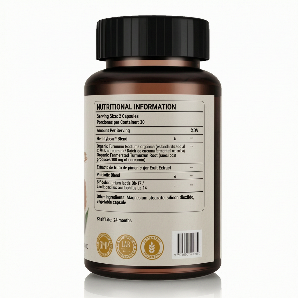 Turmeric Inflammatory Response 60 Tablets-100mg Curcumin | 60 Count