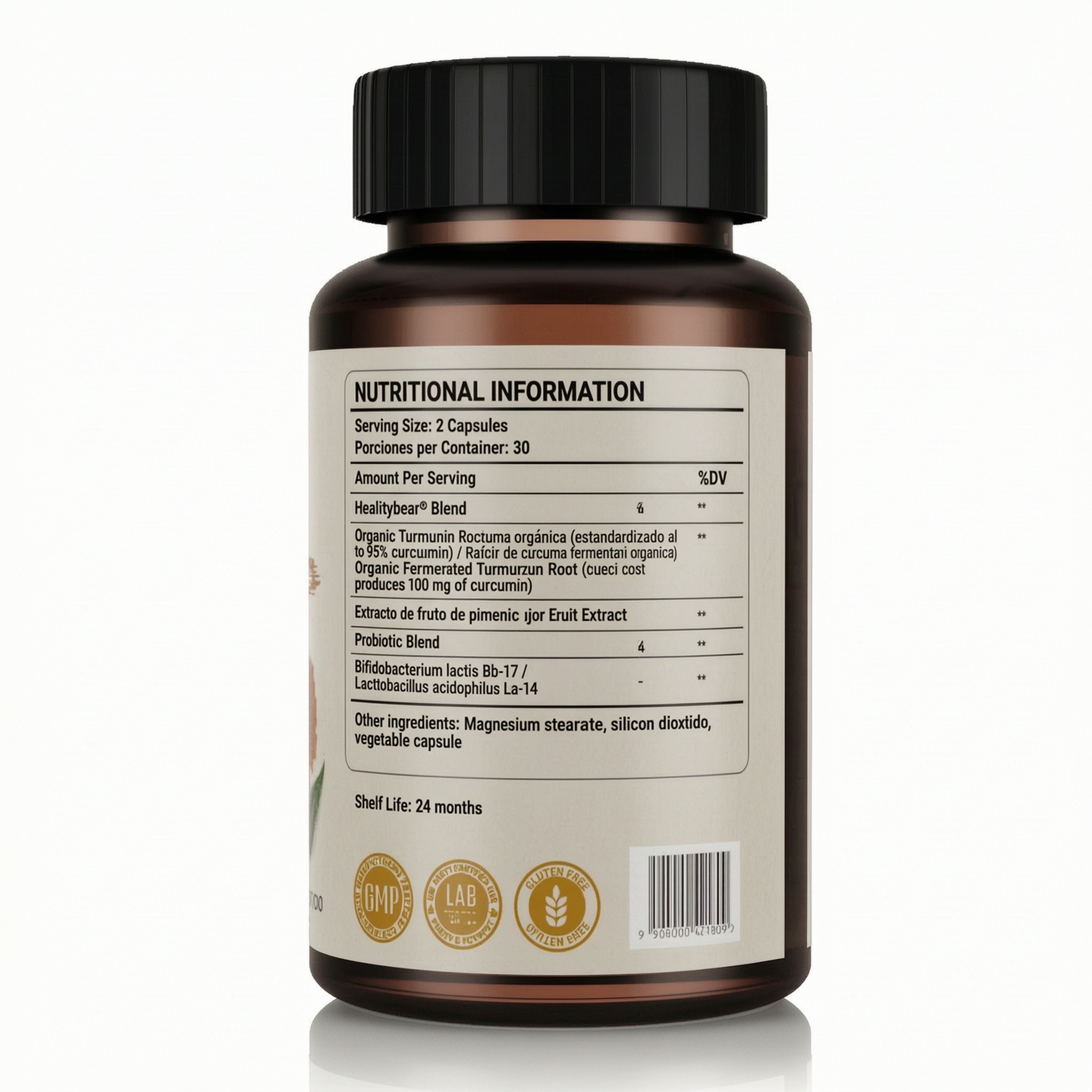 Turmeric Inflammatory Response 60 Tablets-100mg Curcumin | 60 Count