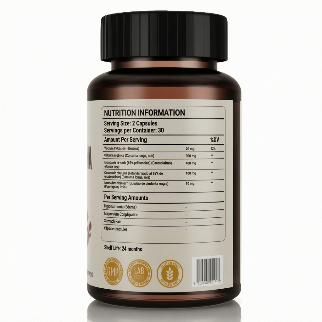Turmeric Curcumin Supplement | 60 Count