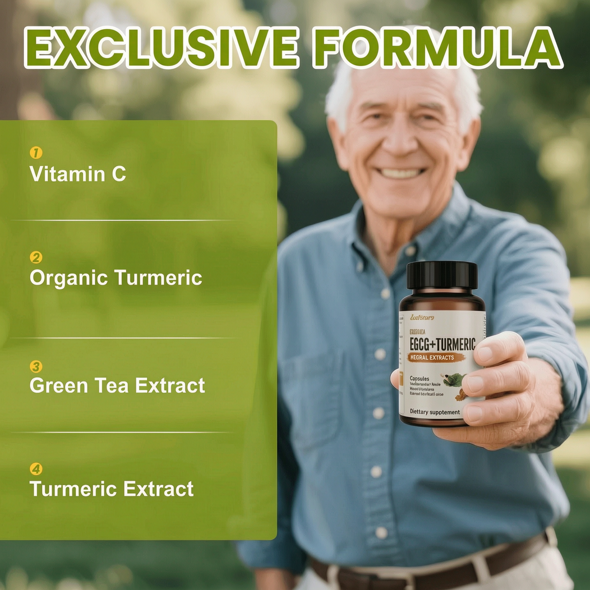 Turmeric Curcumin Supplement | 60 Count