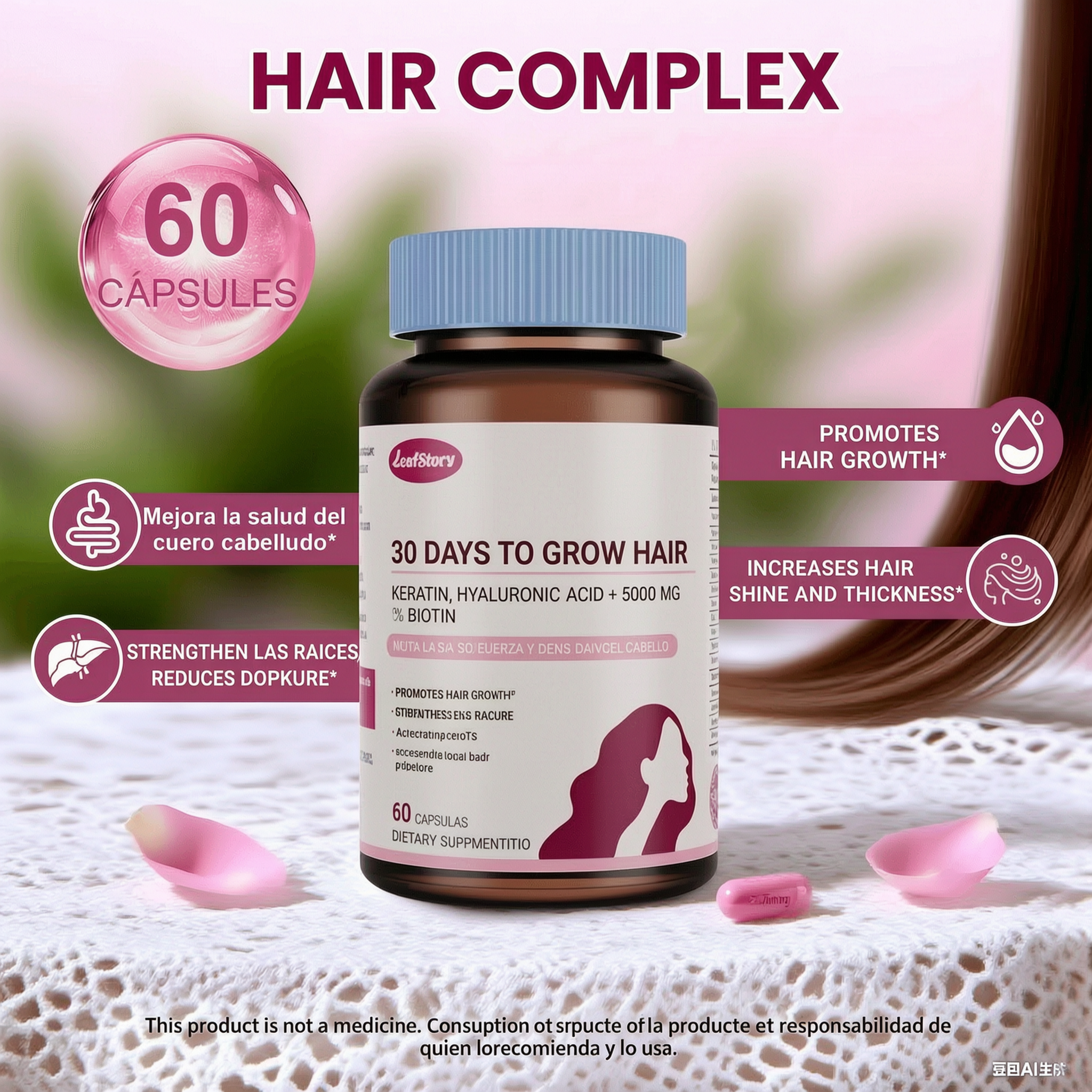 Hair Growth Vitamins, Hair Growth | 60 Count