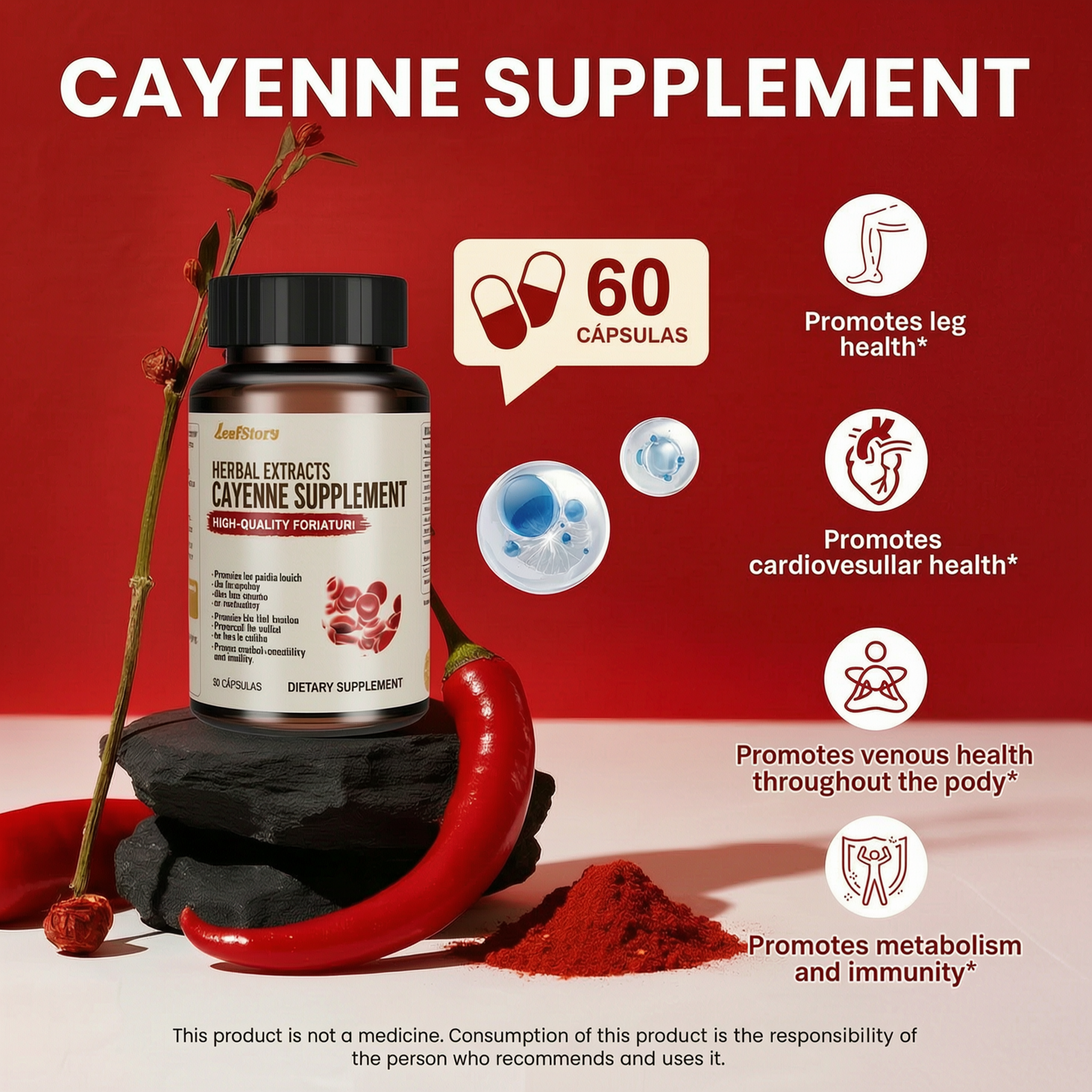 Blood Circulation Supplement | 60 Capsules