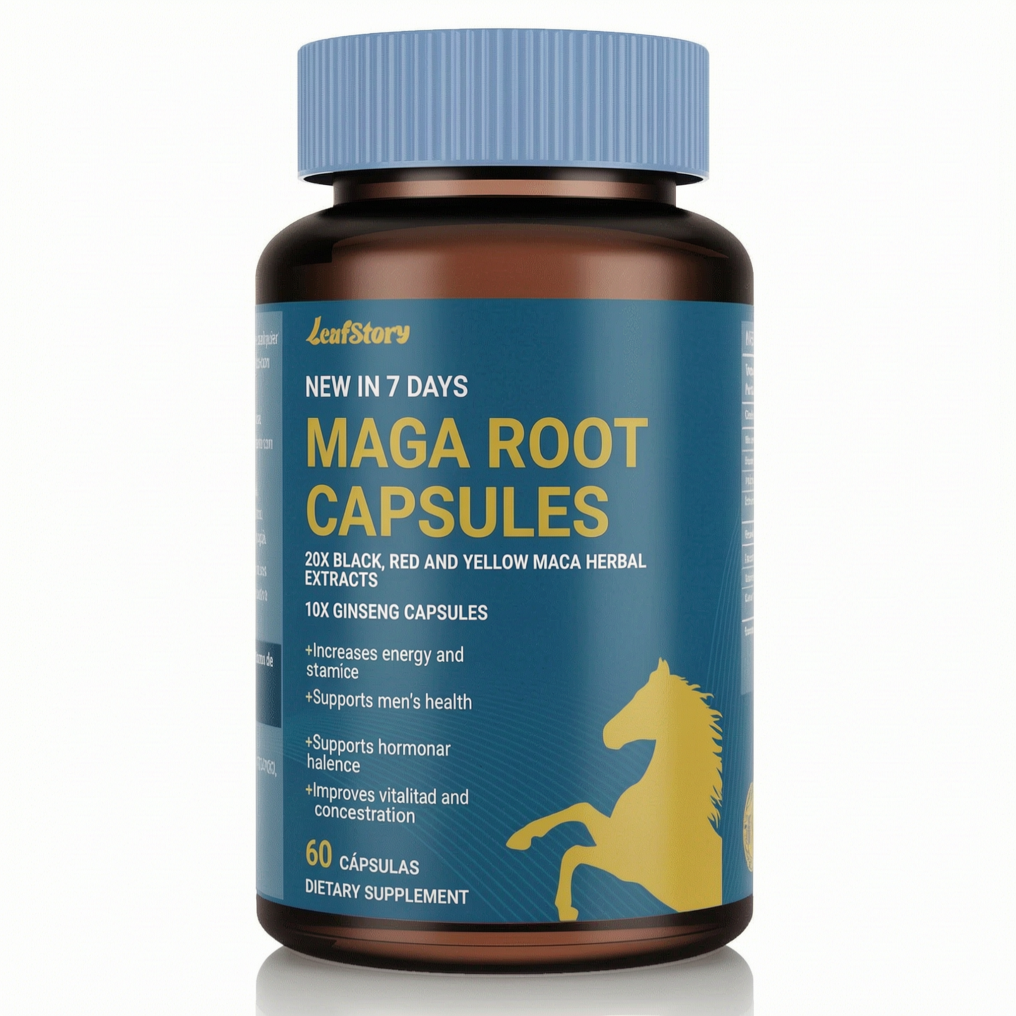 Maca Root Capsules 20:1 Extract + | 60 Count