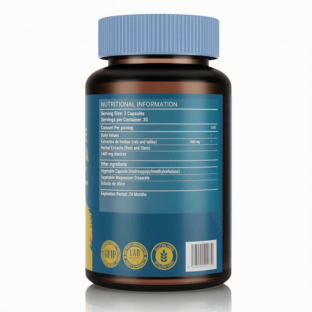 Maca Root Capsules 20:1 Extract + | 60 Count