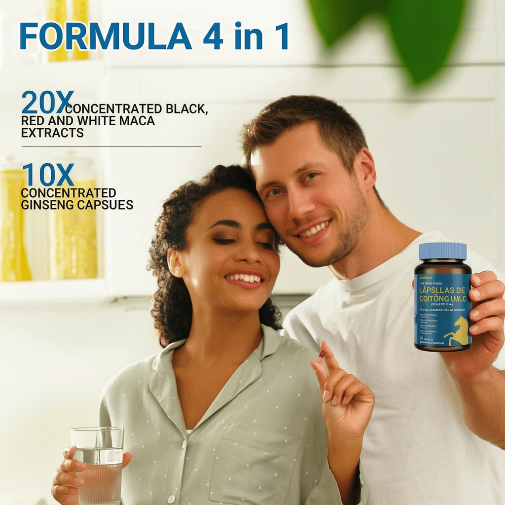 Maca Root Capsules 20:1 Extract + | 60 Count