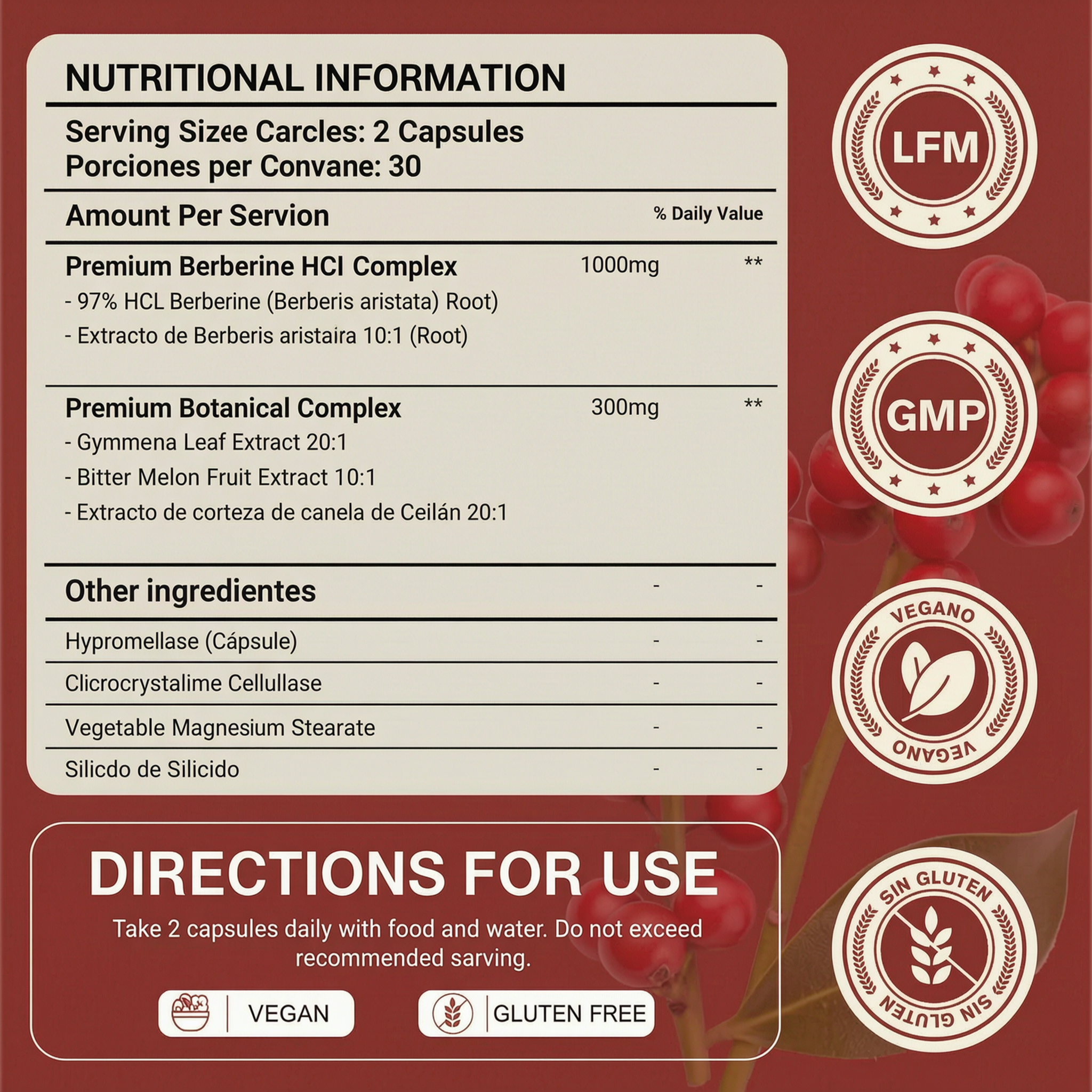 1300mg per Serving | 90 Count