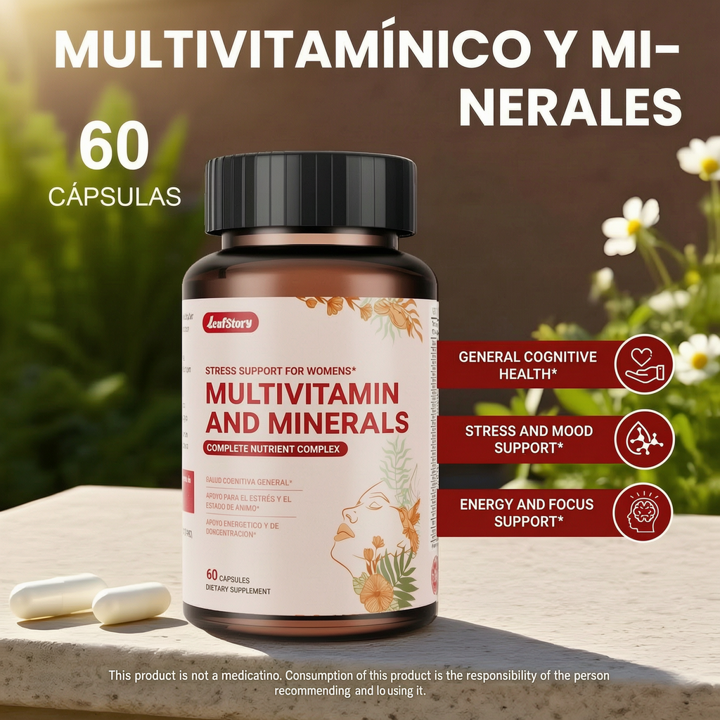 Multivitamin for Women + Stress Support | 60 Count