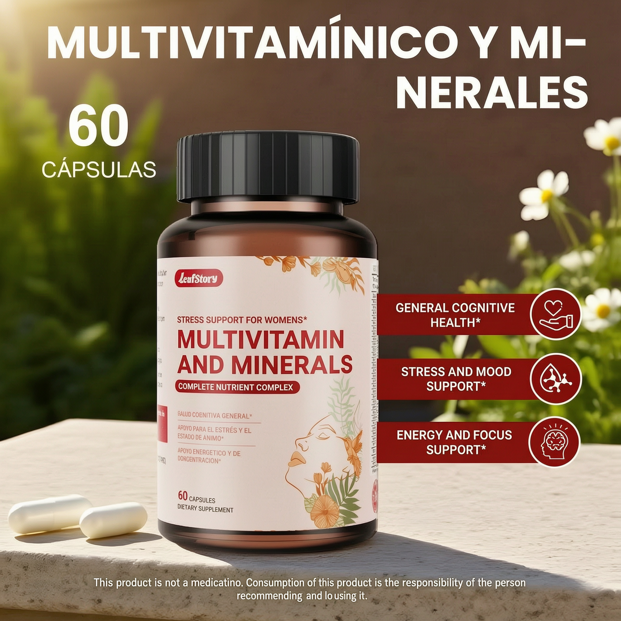 Multivitamin for Women + Stress Support | 60 Count