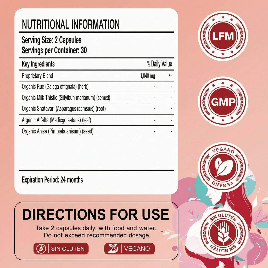 Supplement with Organic Goats Rue | 60 Count