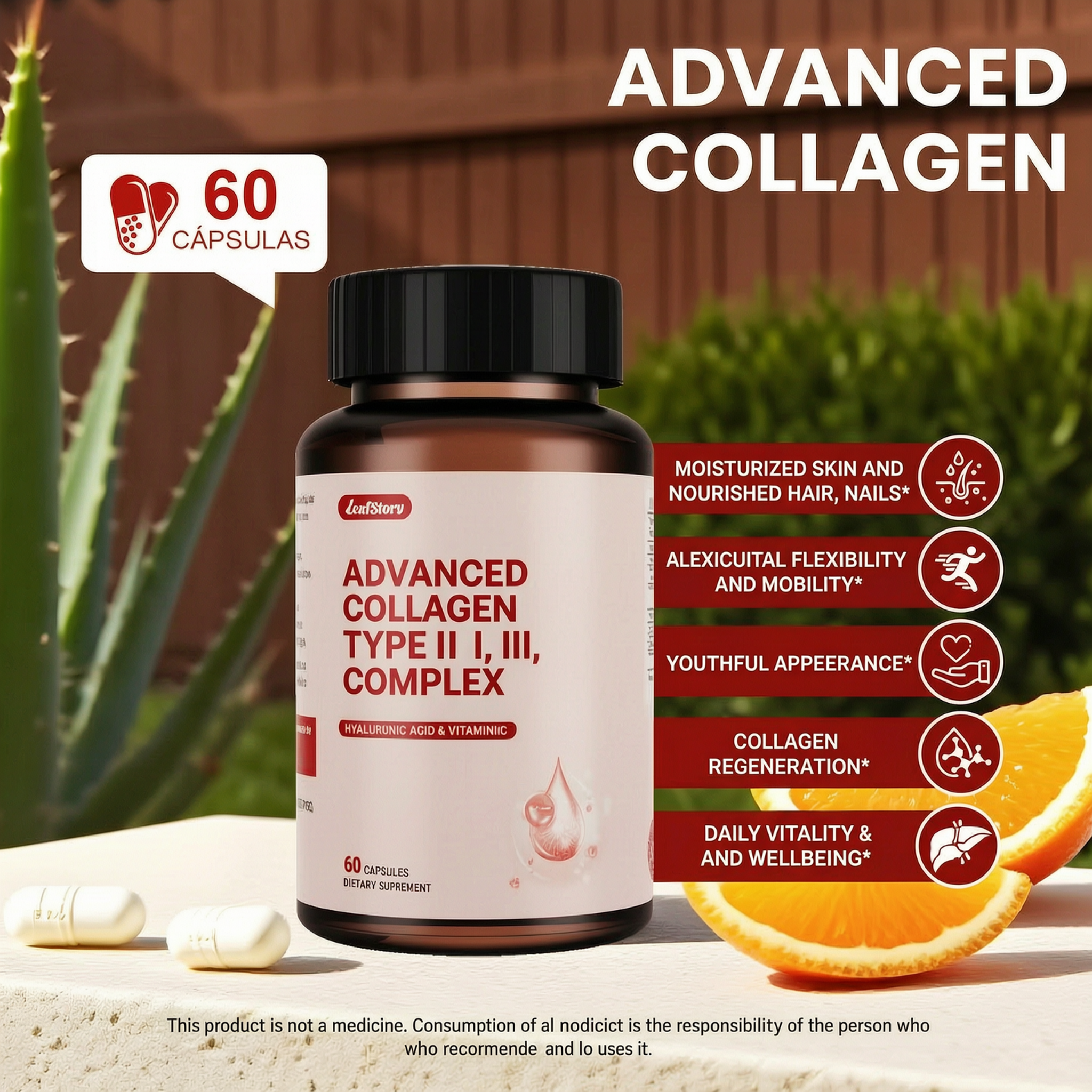 Collagen Pills with Hyaluronic Acid + Vitamin C