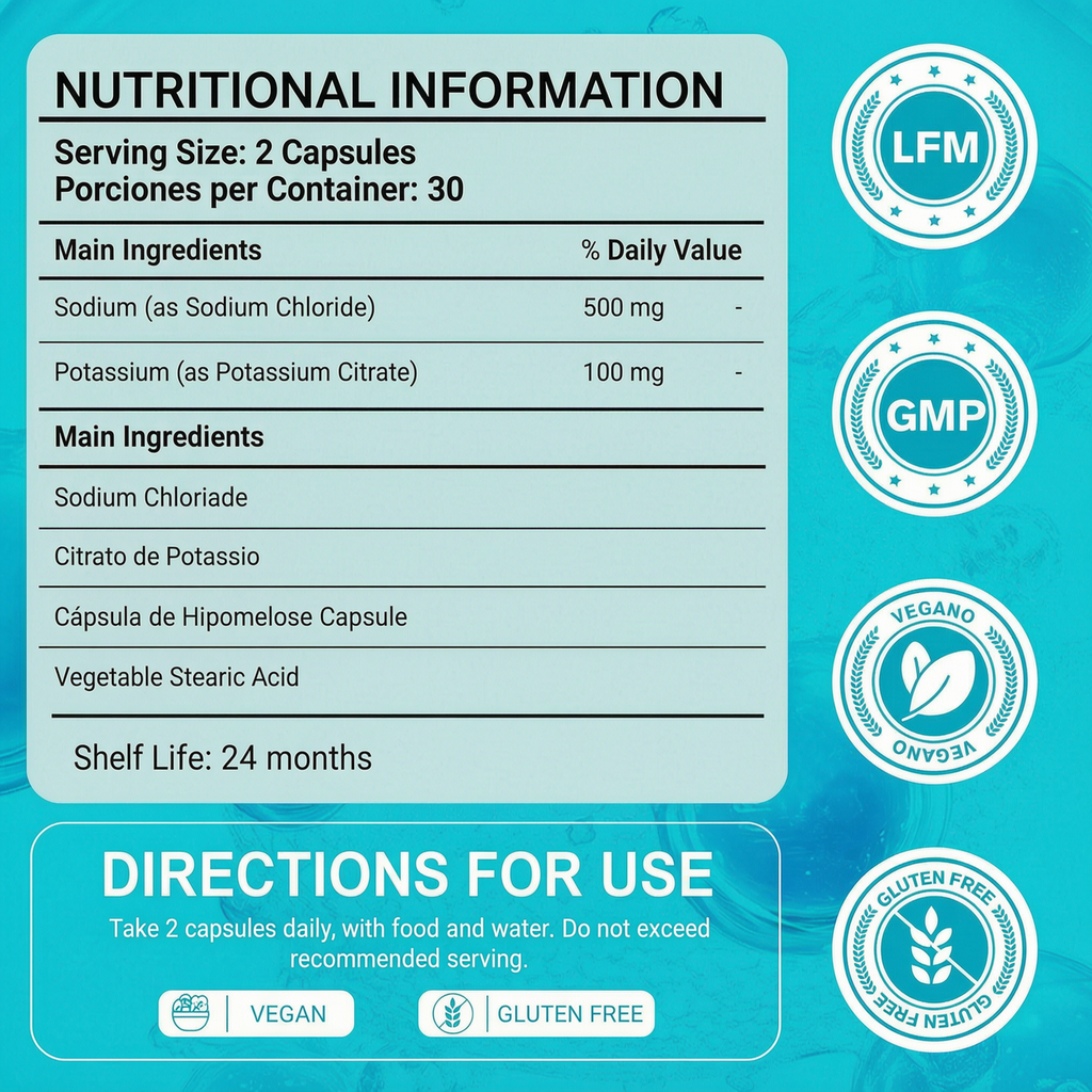 Electrolyte Capsules | 60 Count