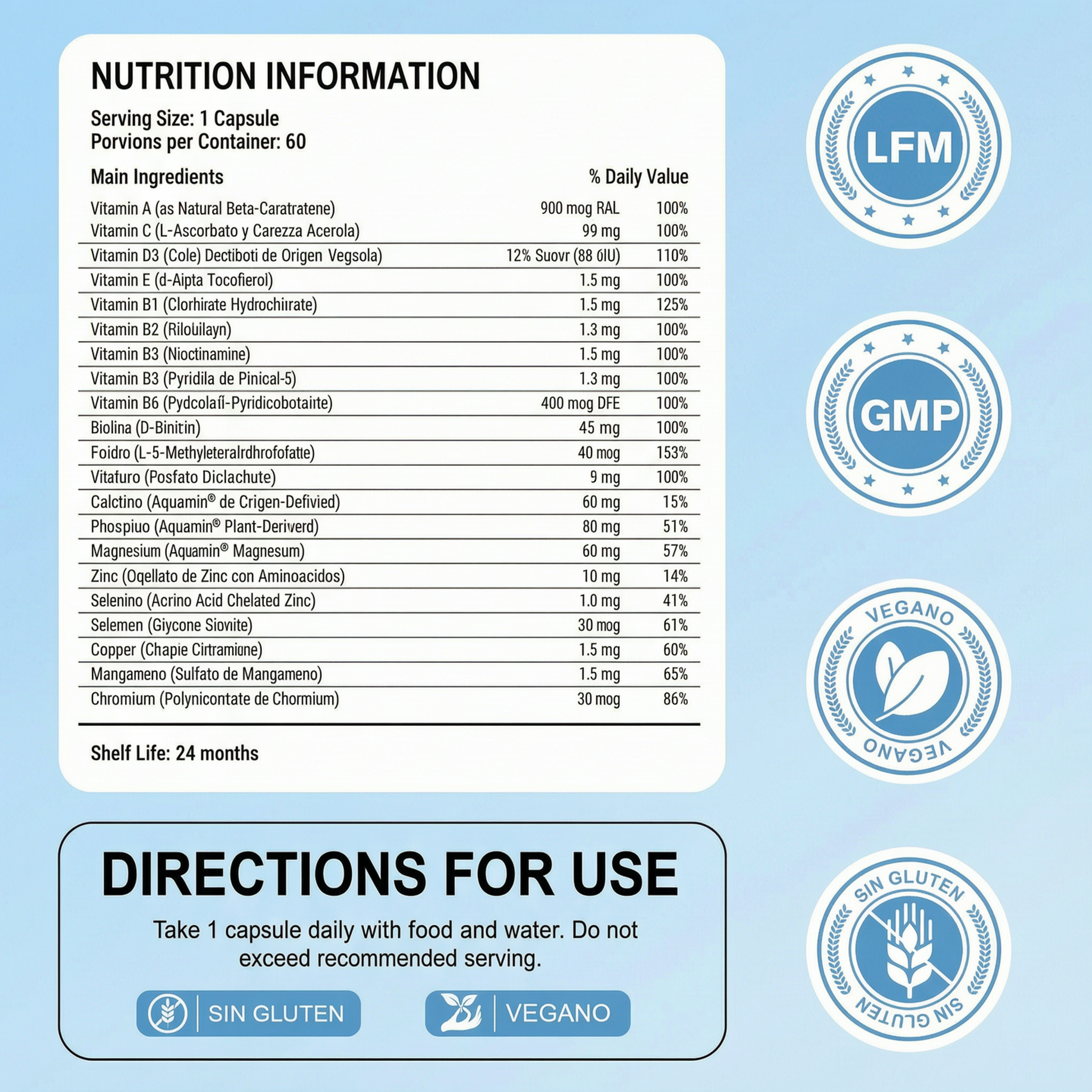 Multivitamin for Women 50+ (Iron Free) | 60 Count