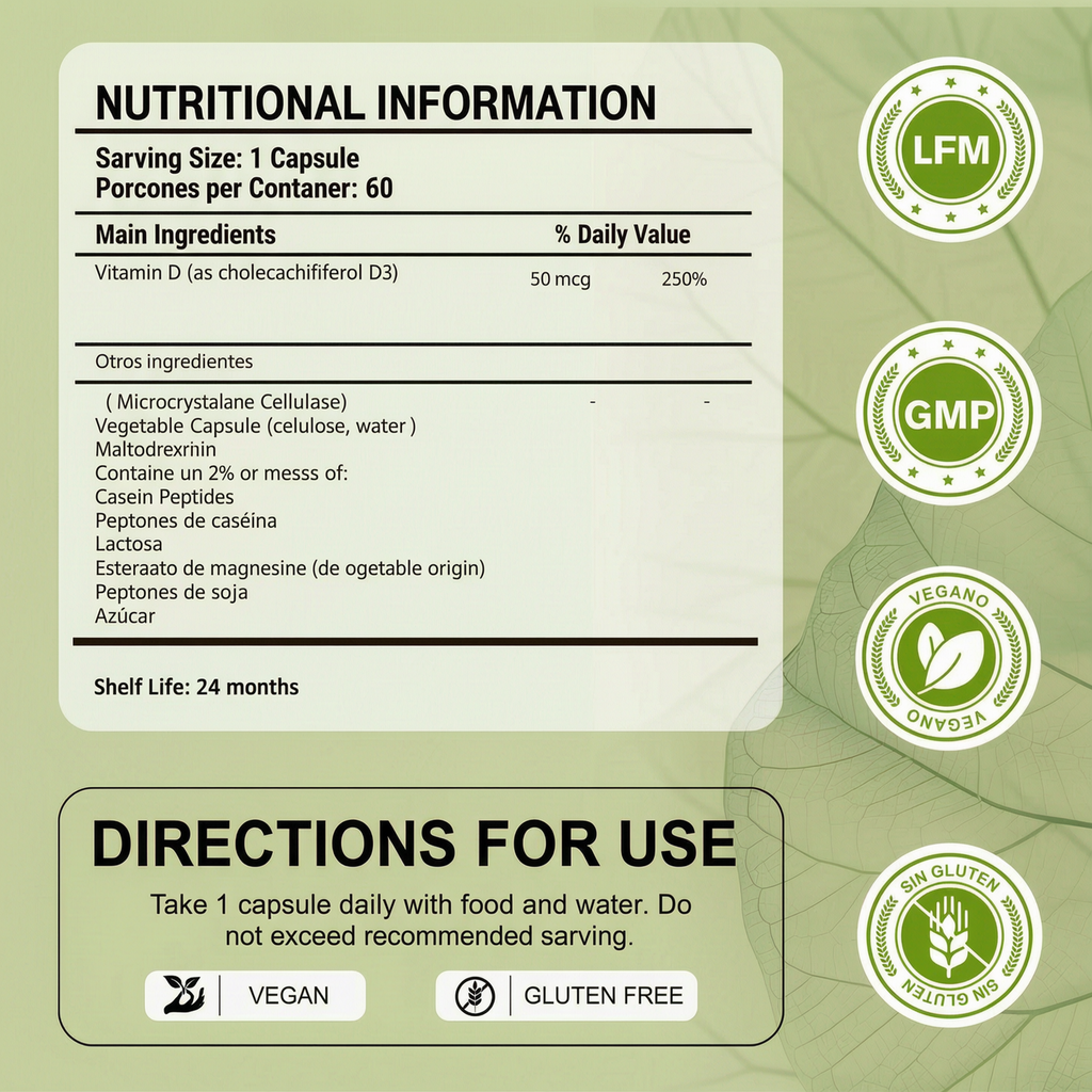 Vintamin D Unique Ingredient (2 Month Supply) | 60 Capsules