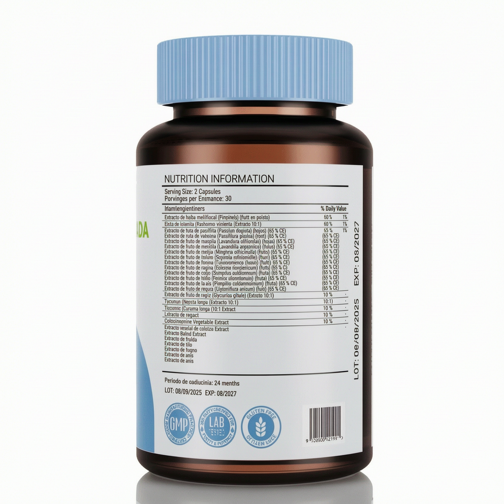 Ashwagandha Turmeric Bladderwrack Burdock & Vitamin | 60 Count