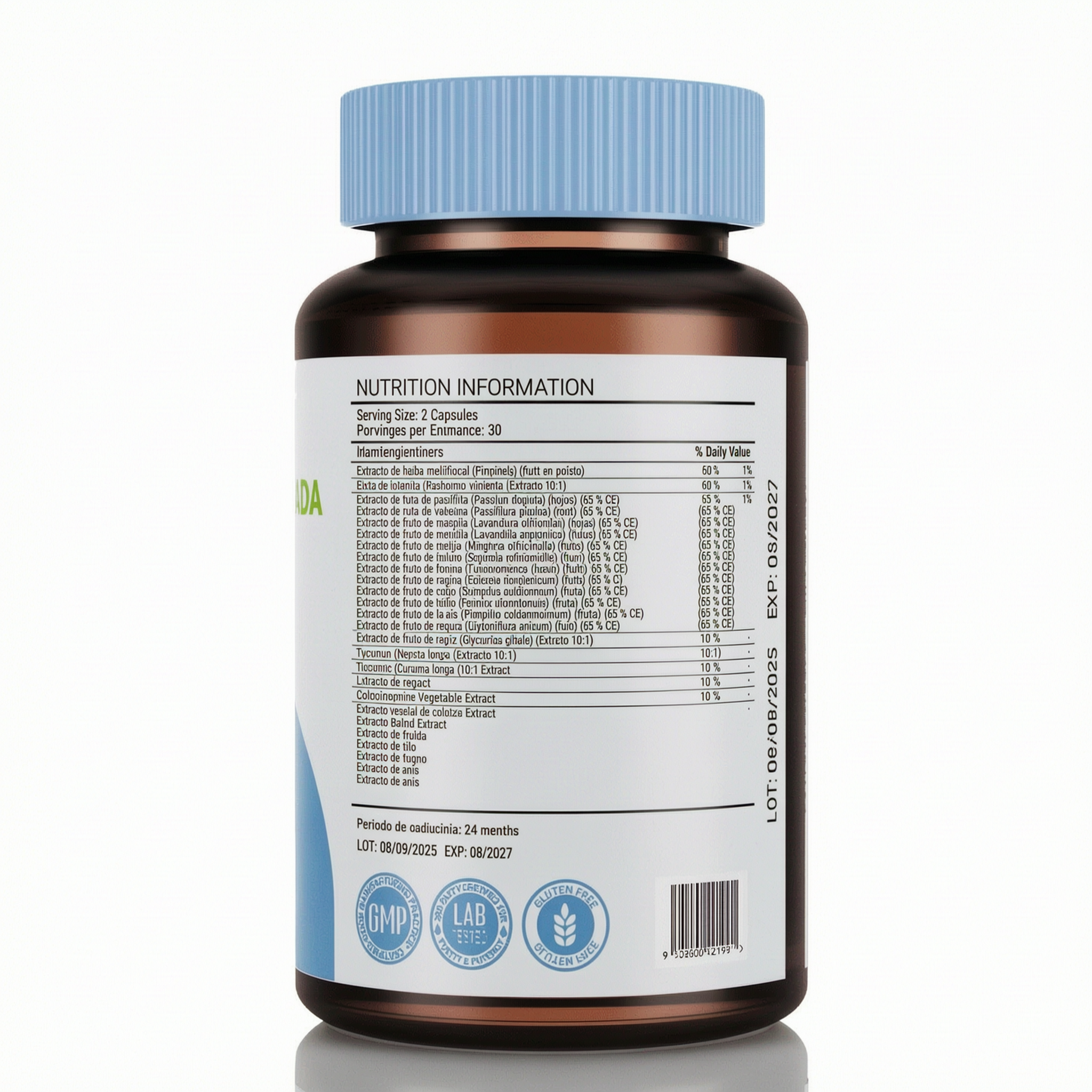 Ashwagandha Turmeric Bladderwrack Burdock & Vitamin | 60 Count