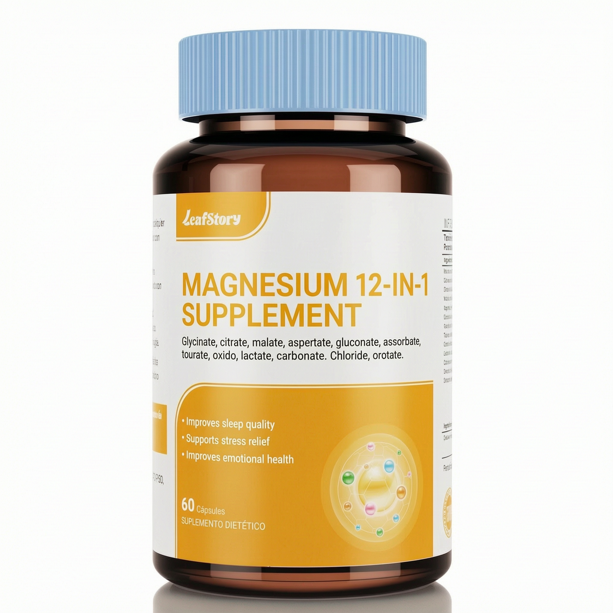 Magnesium Complex 700mg 12 in 1 Magnesium Supplement | 60 Capsules