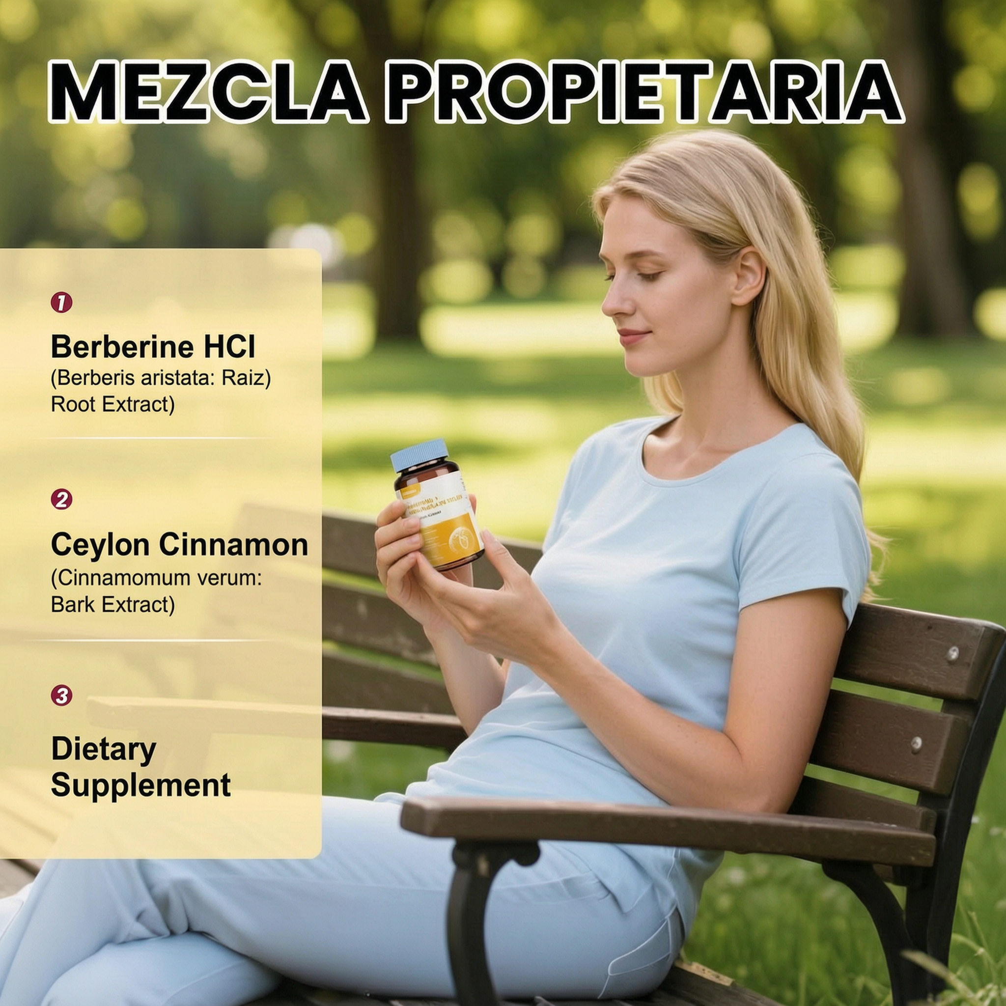 Berberine HCL 1200mg, 60 Capsules