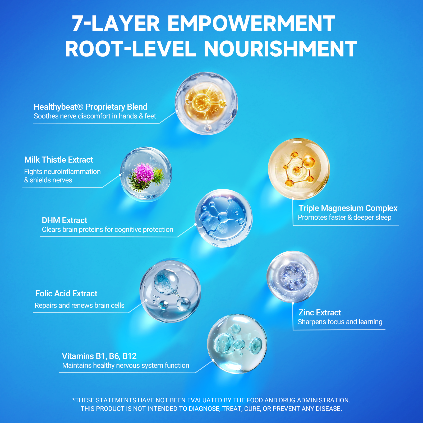 Natural Nootropic Cognitive Support Formula